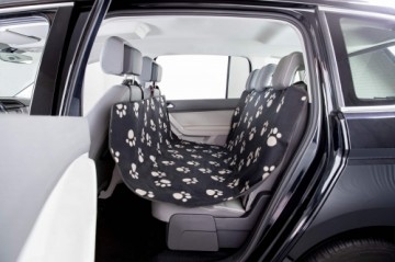 Dog mat : Trixie Car seat cover, 1.40 × 1.45 m, black|beige