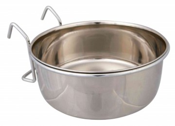 Feed : Trixie Stainless steel bowl with holder, 900 ml|ø 14 cm