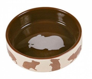 Bļoda dzīvniekiem, keramika : Trixie Ceramic bowl with motif, hamster, 80 ml|ø 8 cm