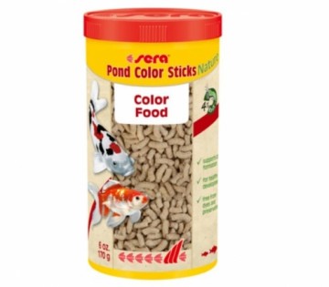 Pond fish food : Sera Pond Color Sticks 1000ml (170g)