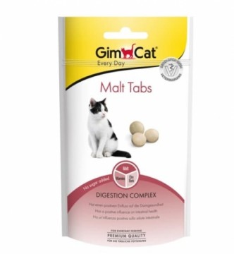 Gimborn Vitamīnizēta papildbarība : GimCat Malt Tabs, 40gr