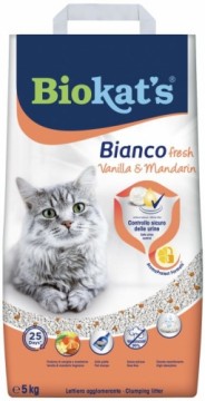 Cat litter : Gimborn Biokats Fresh Vanilla|Mandarin 5kg