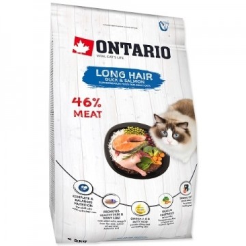 Dry cat food - Ontario Cat Longhair, 2 kg