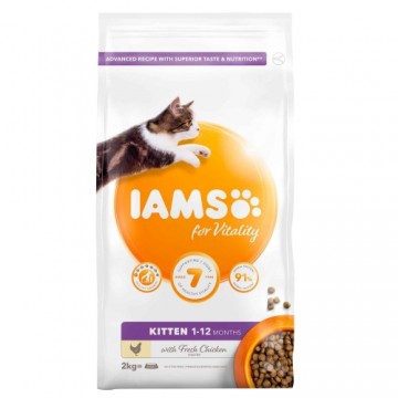 Dry food for kittens - IAMS CAT KITTEN CHICKEN, 2 kg