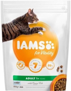 Sausā barība kaķiem - IAMS CAT ADULT OCEAN FISH, 800 gr