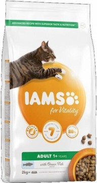 Sausā barība kaķiem - IAMS CAT ADULT OCEAN FISH, 2 KG