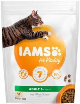 Dry food for cats - IAMS CAT ADULT CHICKEN, 800 gr