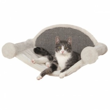 Cat bed : Trixie Hammock for wall mounting, 54 × 28 × 33 cm, cream