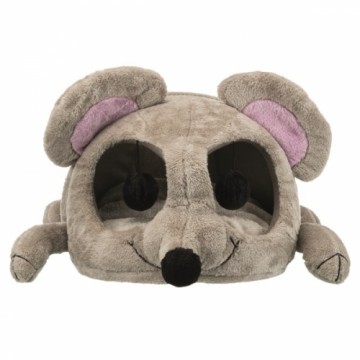 Cat hideaway : Trixie Lukas cuddly cave, 35 × 33 × 65 cm, grey