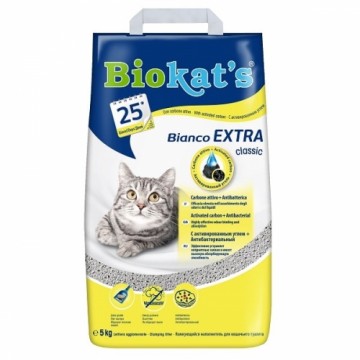 Наполнитель для кошачьего туалета : Gimborn Biokats Bianco Extra 5 кг.