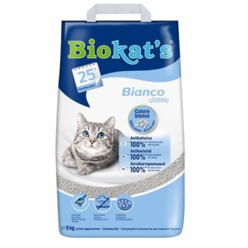 Песок для кошачьих туалетов : Gimborn Biokats Bianco 5 кг