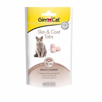 Vitamin supplement for cats : GimCat Skin Coat Tabs 40 g.