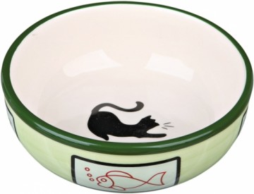 Bowl for animals, ceramic : Trixie Ceramic bowl, cat, 0.35 l|ø 12.5 cm