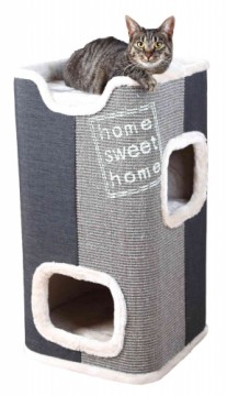 Mājiņa kaķiem : Trixie Jorge Cat Tower, 78 cm, anthracite|light grey|grey