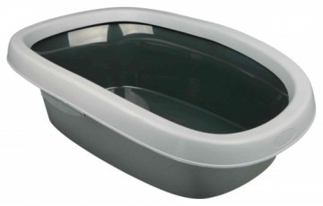 Kaķu tualete : Trixie Carlo Litter Tray 38*17*58cm, grey|light grey