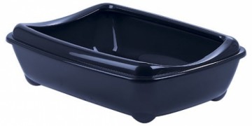 Cat litter tray : Magic Cat Litter Tray with rim Economy 42*31*13cm, blue