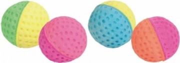 Toys for cats : Trixie Set of Soft Balls Foam Rubber, 4,3 cm, 4 pcs