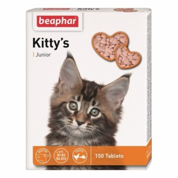 Vitamīnizēta papildbarība : Beaphar KITTY'S Junior, 150tab.