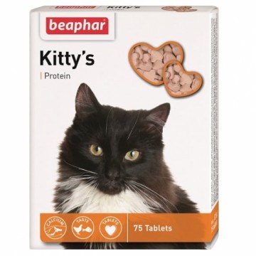 Витамины для кошек : Beaphar KITTY'S + Протеин (рыба), 75таб.