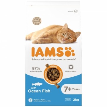 Sausā barība kaķiem - IAMS CAT SENIOR  OCEAN FISH, 2 kg