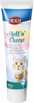 Barības piedeva kaķiem - Trixie Malt Cheese Anti-Hairball, 100 g