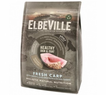 Dry food for dogs - ELBEVILLE Adult All Breeds Fresh Carp Healthy Skin and Coat 4 kg