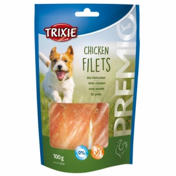 Treats for dogs : Trixie Premio Chicken Filets, 100 g