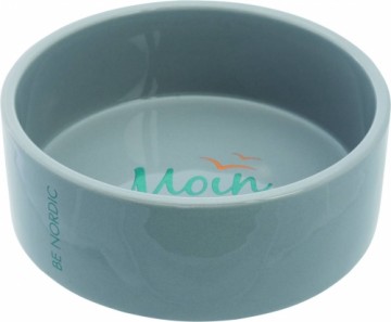 Bowl for animals, ceramic : Trixie BE NORDIC bowl Moin, ceramic, 0.8 l|ø 16 cm, grey