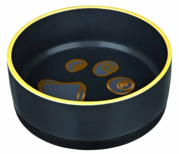 Animal bowl, ceramic : Trixie Jimmy bowl, rubber band, ceramic, 0.75 l|ø 16 cm