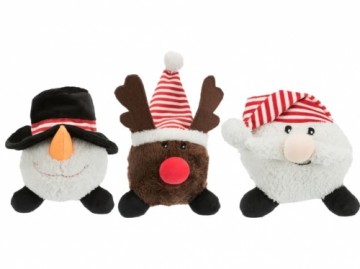 Ziemassvētku rotaļlieta no plīša dzīvniekiem : Trixie Xmas Santa Clauses|Reindeers|Snowman, plush, 18–29 cm|1 gab