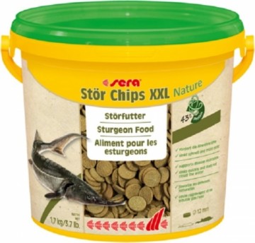 Pond fish food : Sera Pond Sturgeon Chips XXL 3800ml