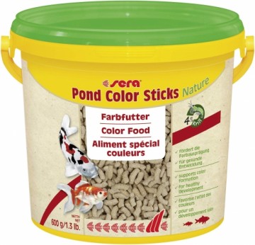 Pond fish food : Sera Pond Color Sticks 3800ml