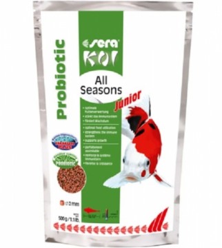 Pond fish food : Sera KOI Junior All Seasons Probiotic 500g