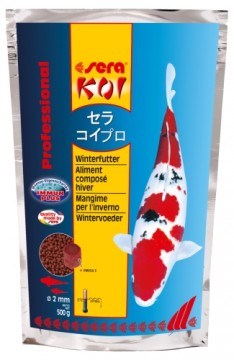 Pond fish food : Sera KOI Professional Winter Food, 500g