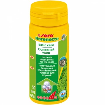 Fertiliser for plants that take up fertiliser through the root system : Sera Florenette A 50tab