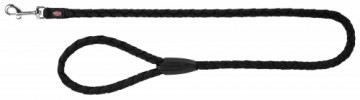 Leash : Trixie Cavo leash, S-M: 1,00 m|ø 12 mm, black