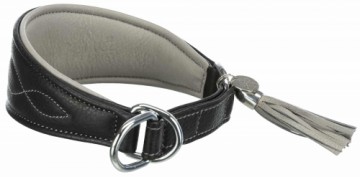 Kakla siksna : Trixie Active Comfort collar for greyhounds, XS–S: 24–31 cm|50 mm, black|grey.