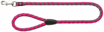 Leash : Trixie Cavo leash, S-M: 1.00 m|ø 12 mm, fuchsia|graphite.