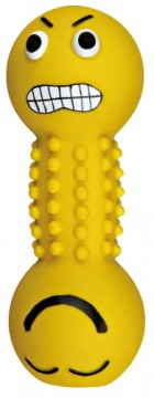 Rotaļlieta suņiem : Trixie Smiley dumbbell, latex, 19 cm