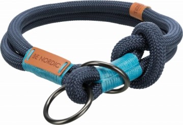 Collar for dogs : Trixie BE NORDIC choke, S: 35 cm|ø 6 mm, dark blue|light blue