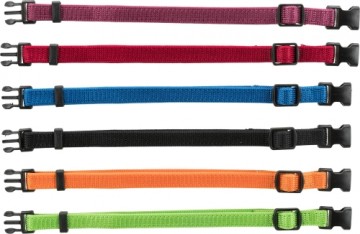 Kakla siksnu komplekts kucēniem : Trixie Puppy collars, M–L: 22–35 cm|10 mm, 6 gab.