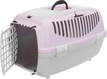 Transportēšanas bokss dzīvniekiem: Trixie Capri 2 transport box, XS–S: 37 × 34 × 55 cm, light grey|light lilac