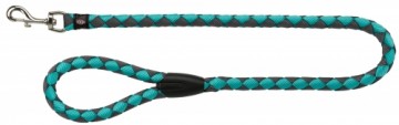 Leash : Trixie Cavo leash, S-M: 1.00 m|ø 12 mm, ocean|graphite