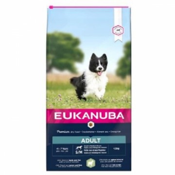 Сухой корм для собак - Eukanuba Adult Small and Medium Breed Lamb Rice, 18 кг