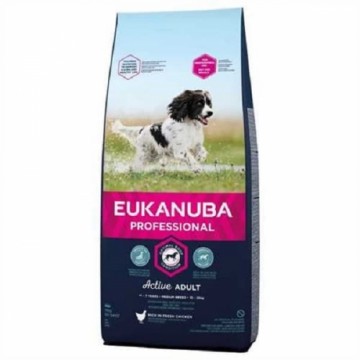 Sausa barība suņiem - Eukanuba Adult Medium Chicken, 18 kg