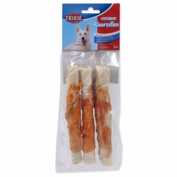 Treats for dogs : Trixie Chewing Rolls with Chicken 17cm, 3pcs*140g