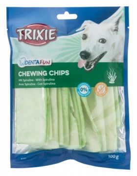 Gardums suņiem : Trixie Chewing Chips with Spirulina Algae 100g