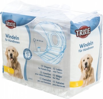 Diapers for dogs - Trixie Diapers for dogs, 12 pcs, L, 38-56cm