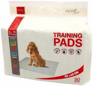 Absorbent pads : Dog Fantasy Training Pads, 90 x 60 cm : 50 gb