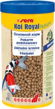 Barība dīķa zivīm : Sera KOI Royal Medium, 1000ml (240g)